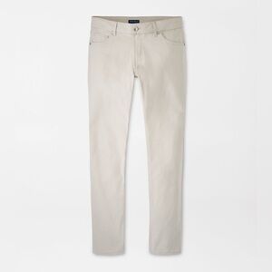 Peter Millar Stone Delvin Twill Five-Pocket Pants MF24XB72 Chino Tan 33x34